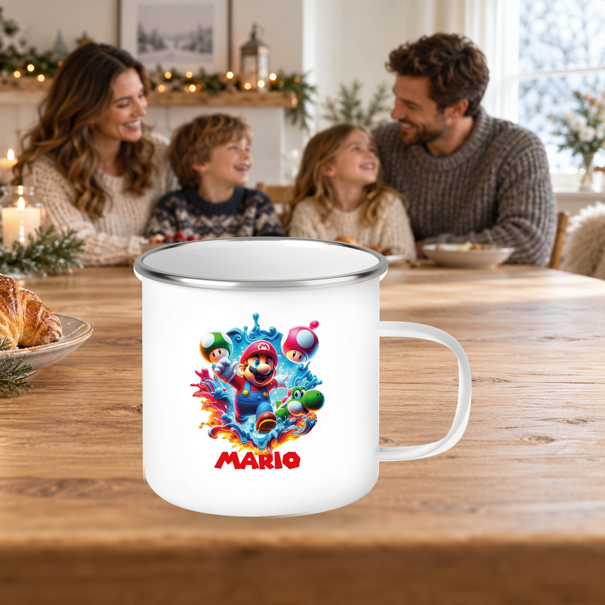 MUCKKI-PRO:bfb372f8083f6ec8dc547c240e97a0e75b1055f3124b0e74f5da8396d9a3e27d:Tasse Wunschname Super-Mario 8 Emaille Kinderbecher personalisiert