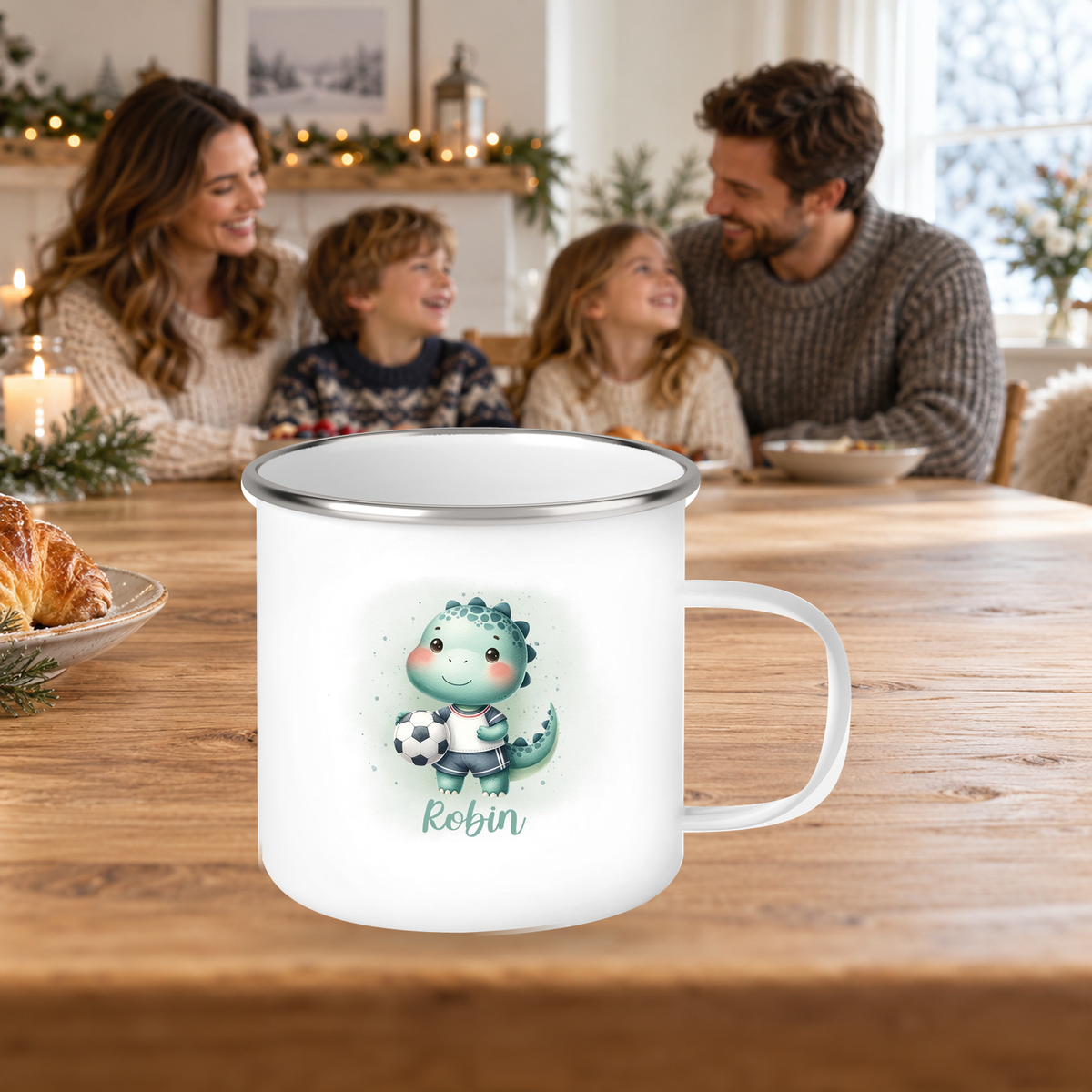 MUCKKI-PRO:5c74a5affa0cbbabf75b7d5c9ae5a7999b59849fa56fa153120d905ac5ceac7d:Tasse Fußball 15 Wunschname Emaille Kinderbecher personalisiert