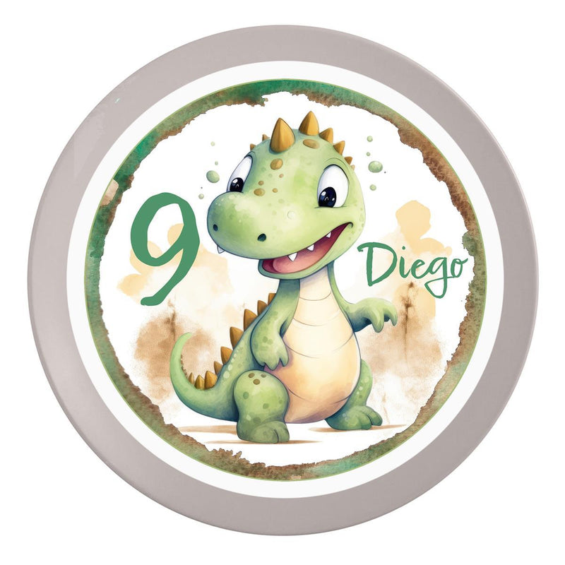 Tortenaufleger Geburtstag Dino 1 Name & Zahl (20cm)