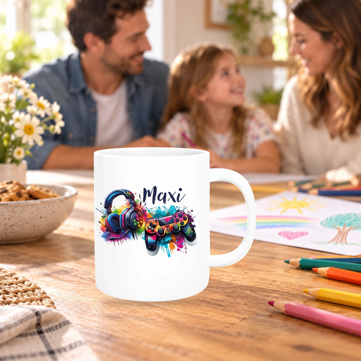 MUCKKI-PRO:8ec29af1e53311286e338da27162e6b7ad19892caabbc73434116bba4f7dcb2b:Tasse Gamer 3 Wunschname Keramik Kinderbecher personalisiert versch. Farben
