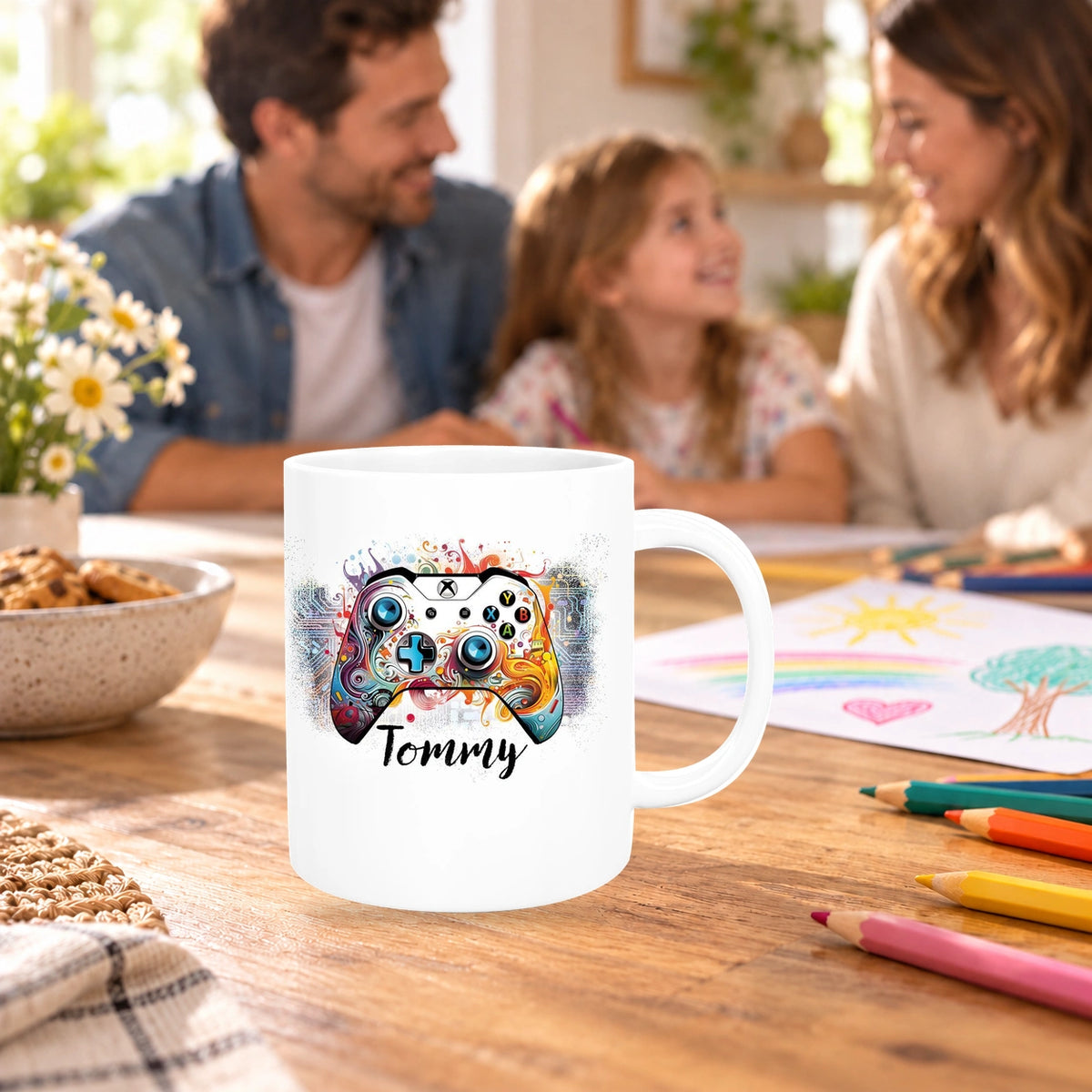 MUCKKI-PRO:bea6749a2c893776a46db74f0e8edab555daeca73b9ff5a980199d16a0d52d42:Tasse Gamer 2 Wunschname Keramik Kinderbecher personalisiert versch. Farben
