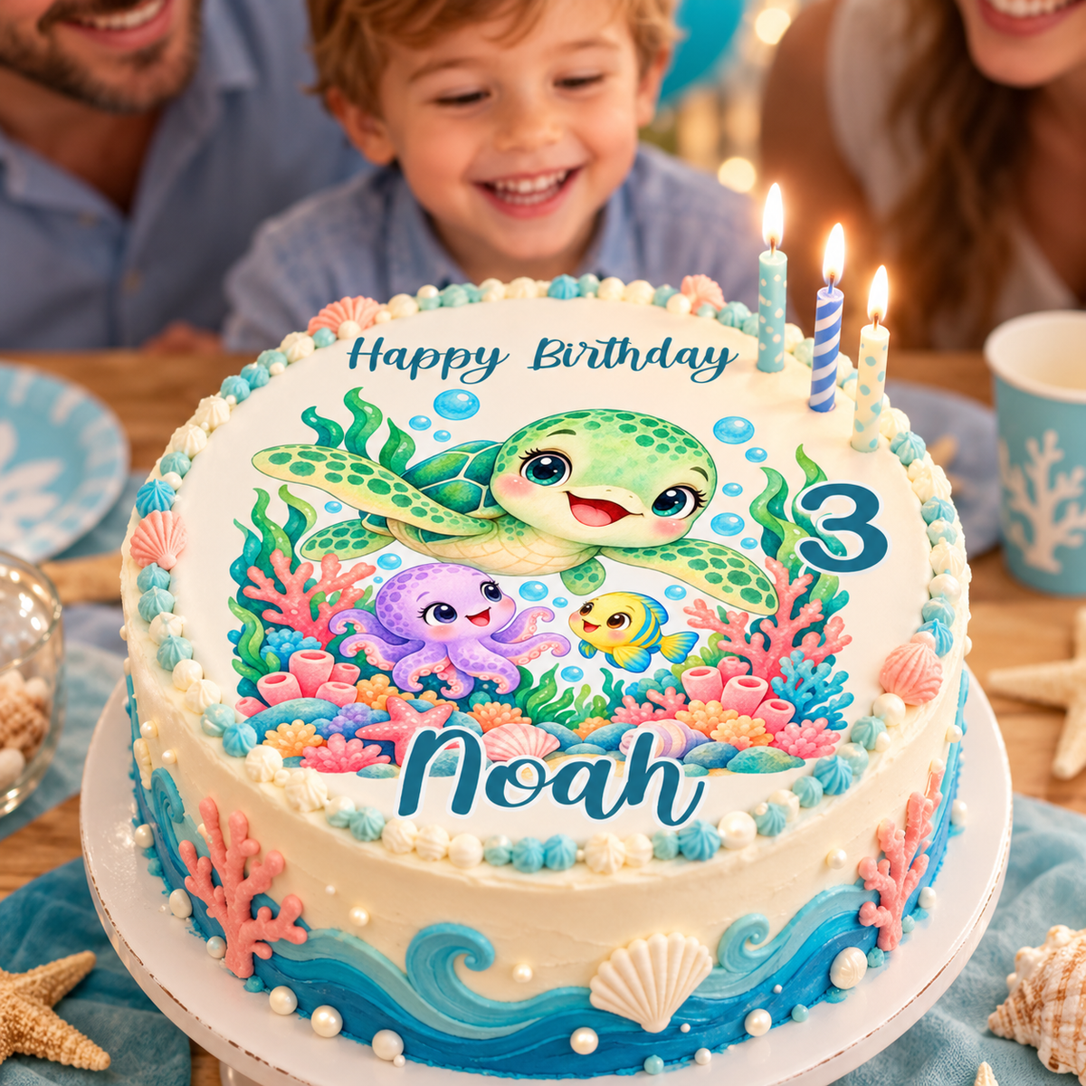 MUCKKI-PRO:6f90ecf948720ad4397a67e2db299776e9d34e8bfaffa6ba2bd3e8bb0fa77b86:Tortenaufleger Geburtstag Schildkröte 1 – versch. Formen mit Name