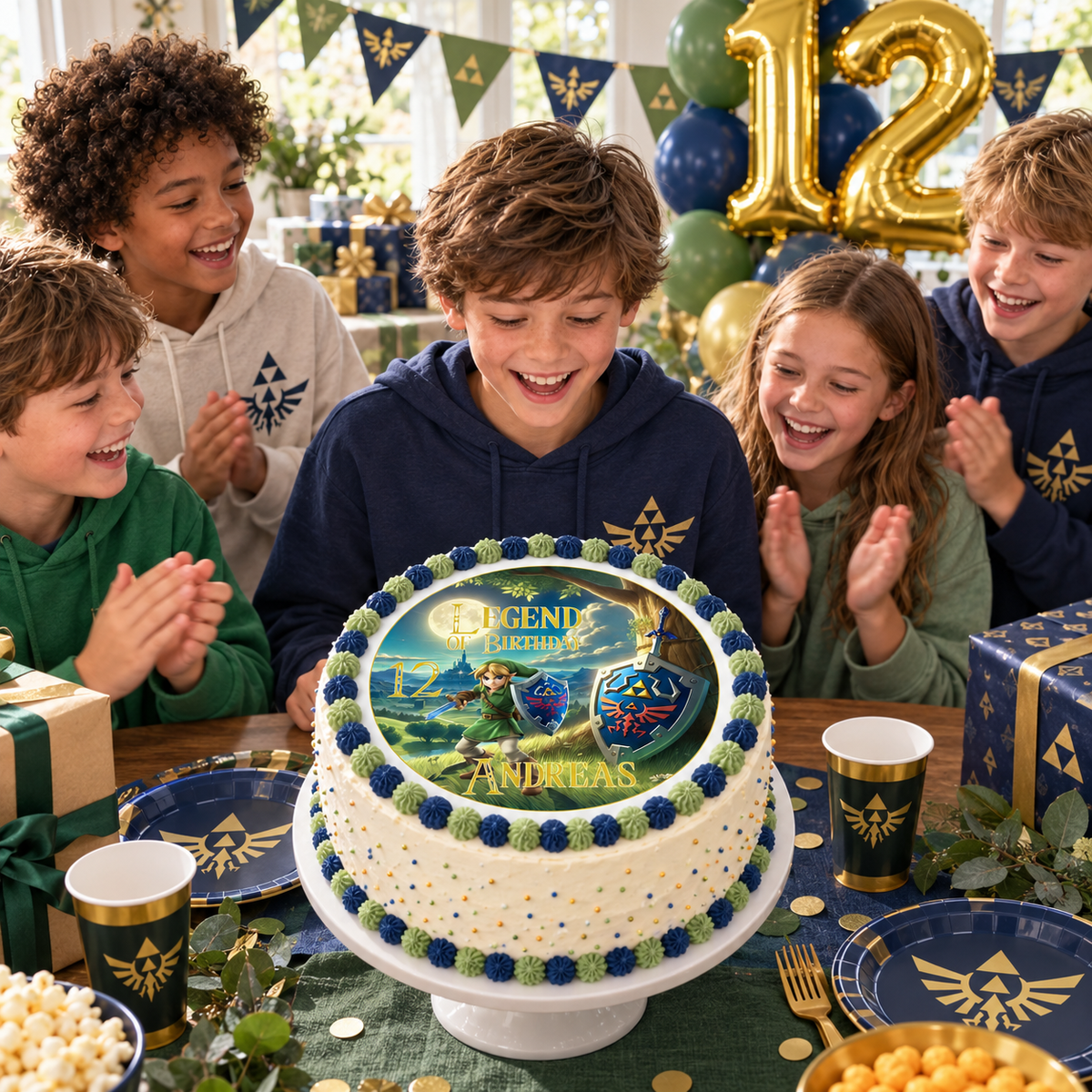MUCKKI-PRO:fc19894a5f1fc90809c3b85748ca0de15e642fa0fc029932d858f5215533e369:Tortenaufleger Geburtstag Link 1 Name & Zahl (20cm) Fondant Papier
