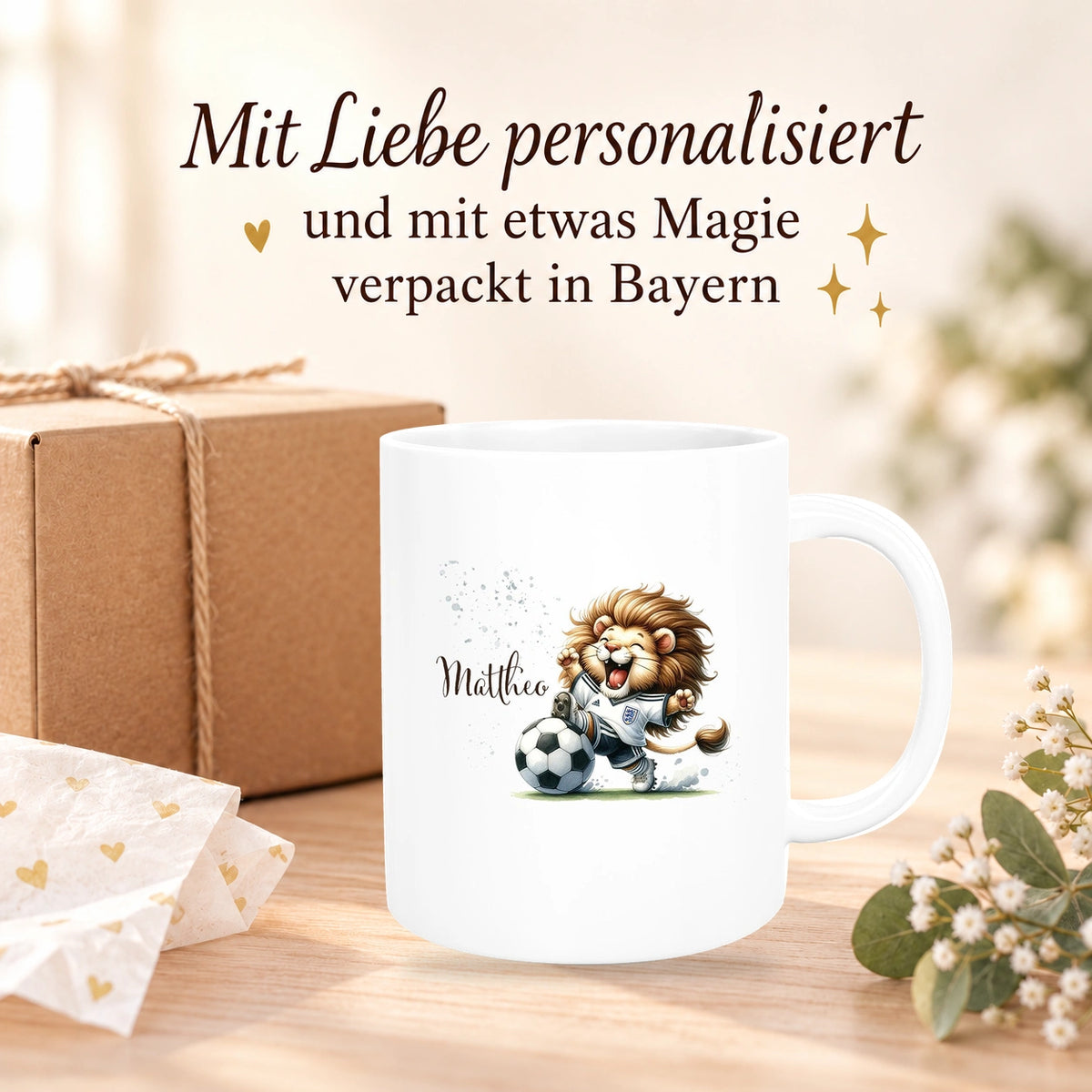 MUCKKI-PRO:3ff672b211cbf36b2c2e003e1420f91f6afd55e5a1db58a036475ec4db8e78e2:Tasse Fußball 9 Wunschname Keramik Kinderbecher personalisiert versch. Farben