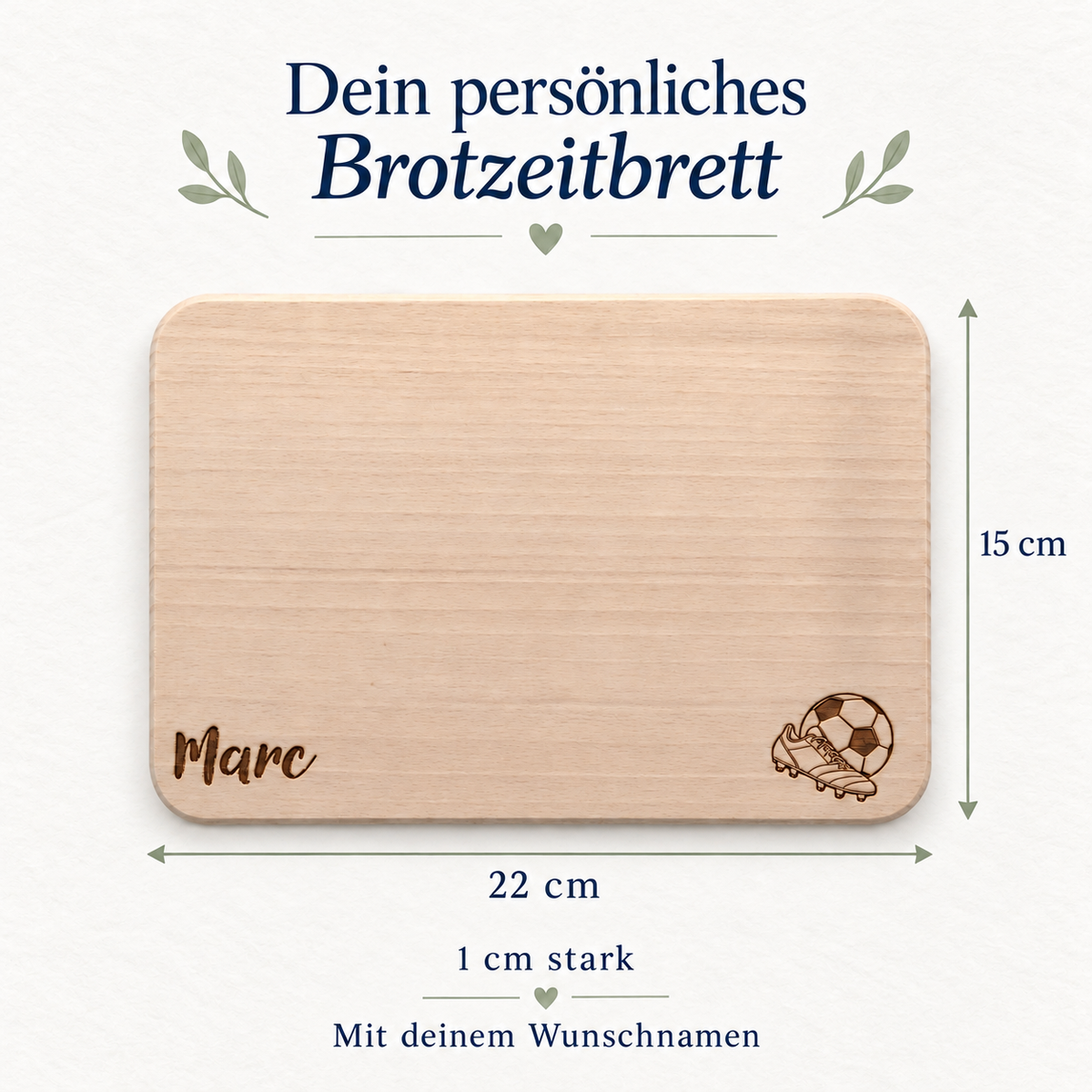 MUCKKI-PRO:af7157151cc8252ae2e10934d01bbfe17db96f2d88e1a8d7aa5a821dbd0ed190:Frühstücksbrett personalisiert Fußball 2.1, Holzbrett, Brettchen personalisiert