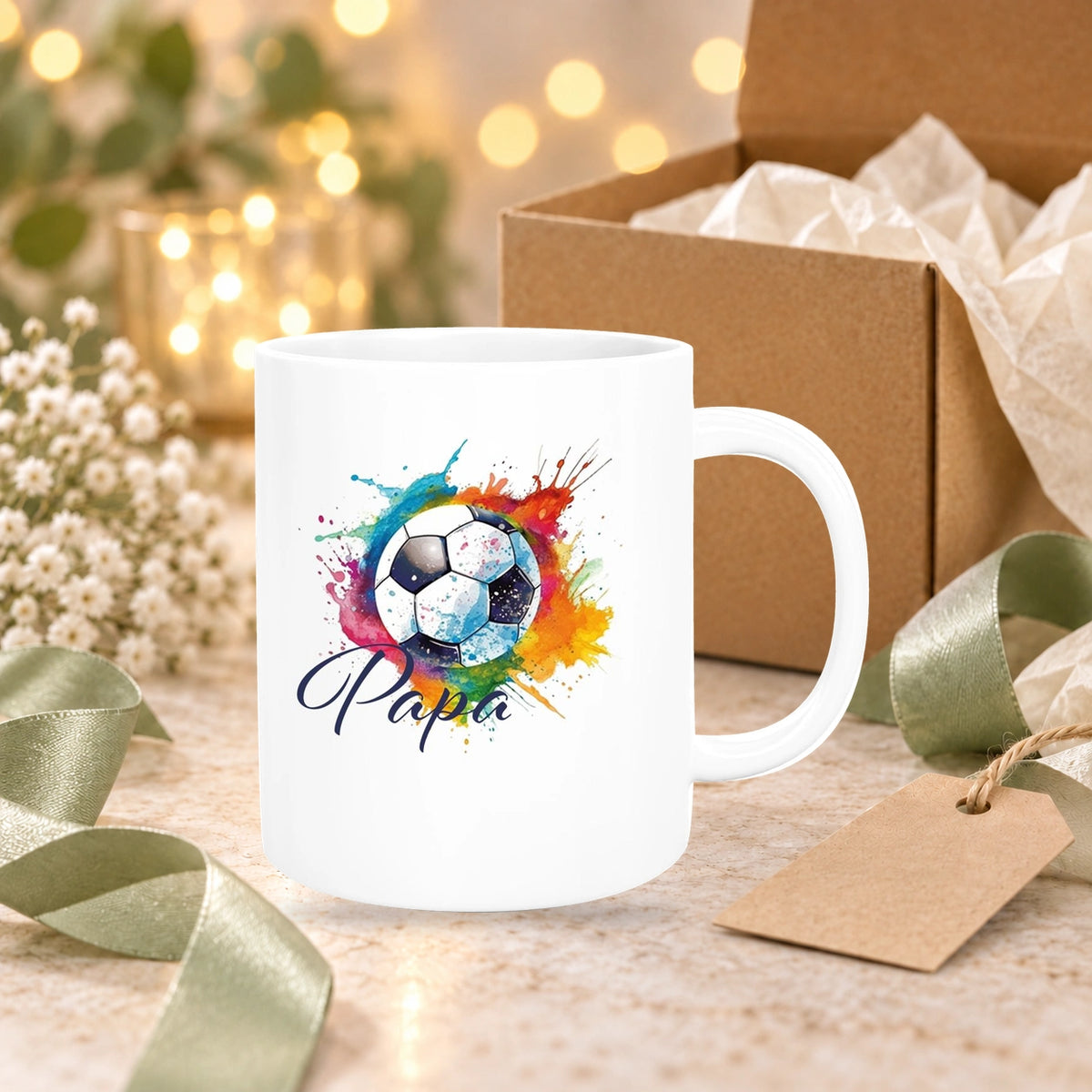 MUCKKI-PRO:6f2856b11bedaeafbc78936aea17d3eece2da422da8ec8b224efff62f842c61b:Tasse Wunschname Fußball 20 Personalisiert Keramik Kinderbecher versch. Farben