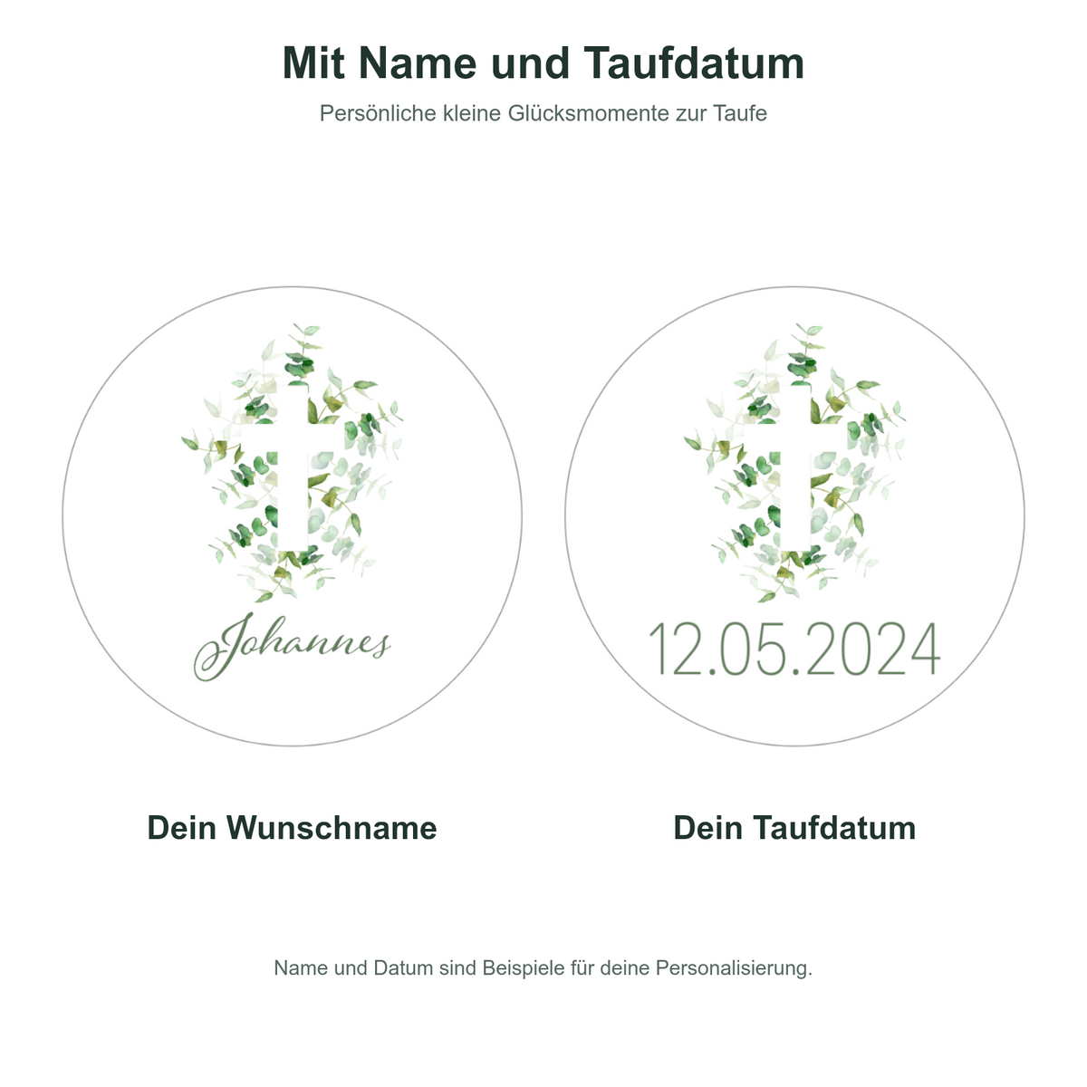MUCKKI-PRO:5797d7c60d2725f808e883c51b8112ecaf8693cd69c09b815721b8eee9435029:Muffinaufleger Taufe Kreuz 1 – 12 Stück à 6 cm mit Name und Taufdatum