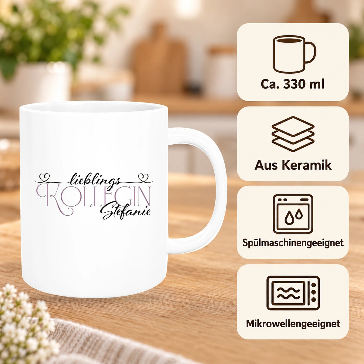 MUCKKI-PRO:b33188469a81e9b7fa430bd9402d7a6b6c2fac11b4f904f8f0d31beeb1c5ef60:Tasse Wunschname Lieblings-Kollegin 1 personalisiert Keramik versch. Farben