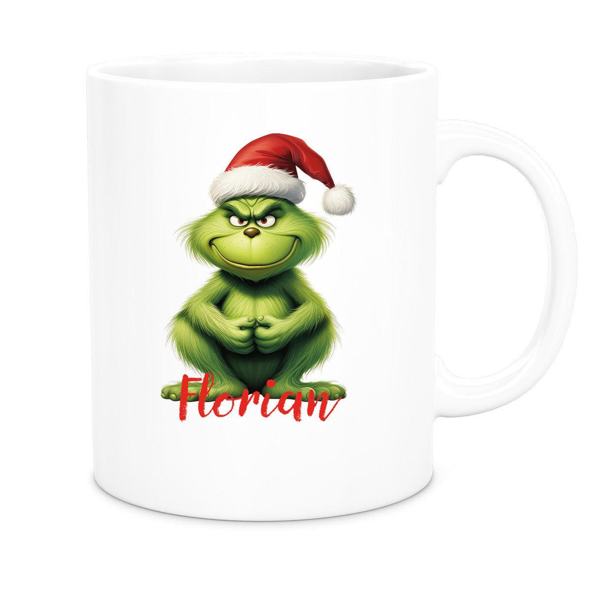 Tasse Wunschname Weihnachten Grinch 5 Keramik Kinderbecher versch. Farben
