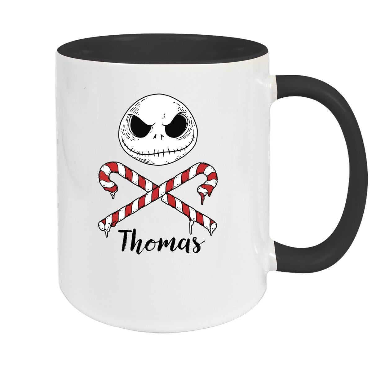 Tasse Wunschname Weihnachten Nightmare before Christmas 1 Keramik Becher versch. Farben
