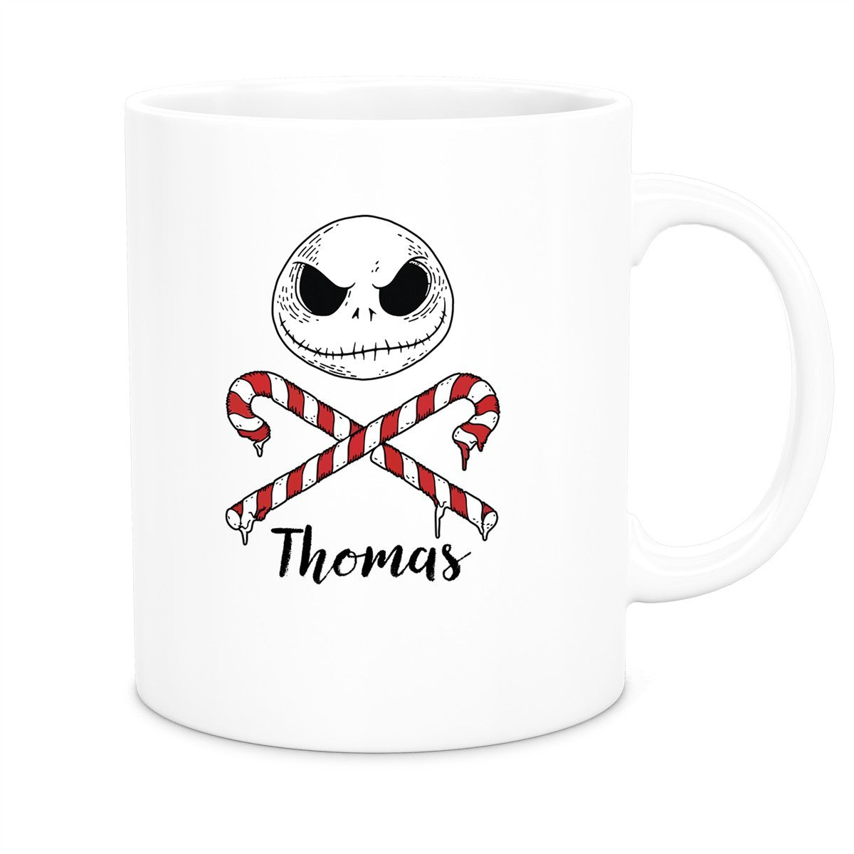 Tasse Wunschname Weihnachten Nightmare before Christmas 1 Keramik Becher versch. Farben
