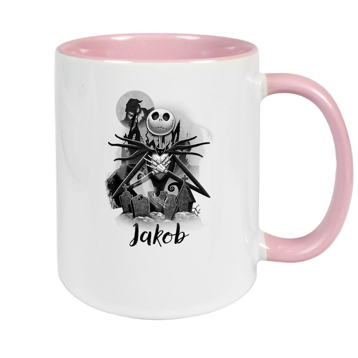 Tasse Wunschname Weihnachten Nightmare before Christmas 4 Keramik Becher versch. Farben