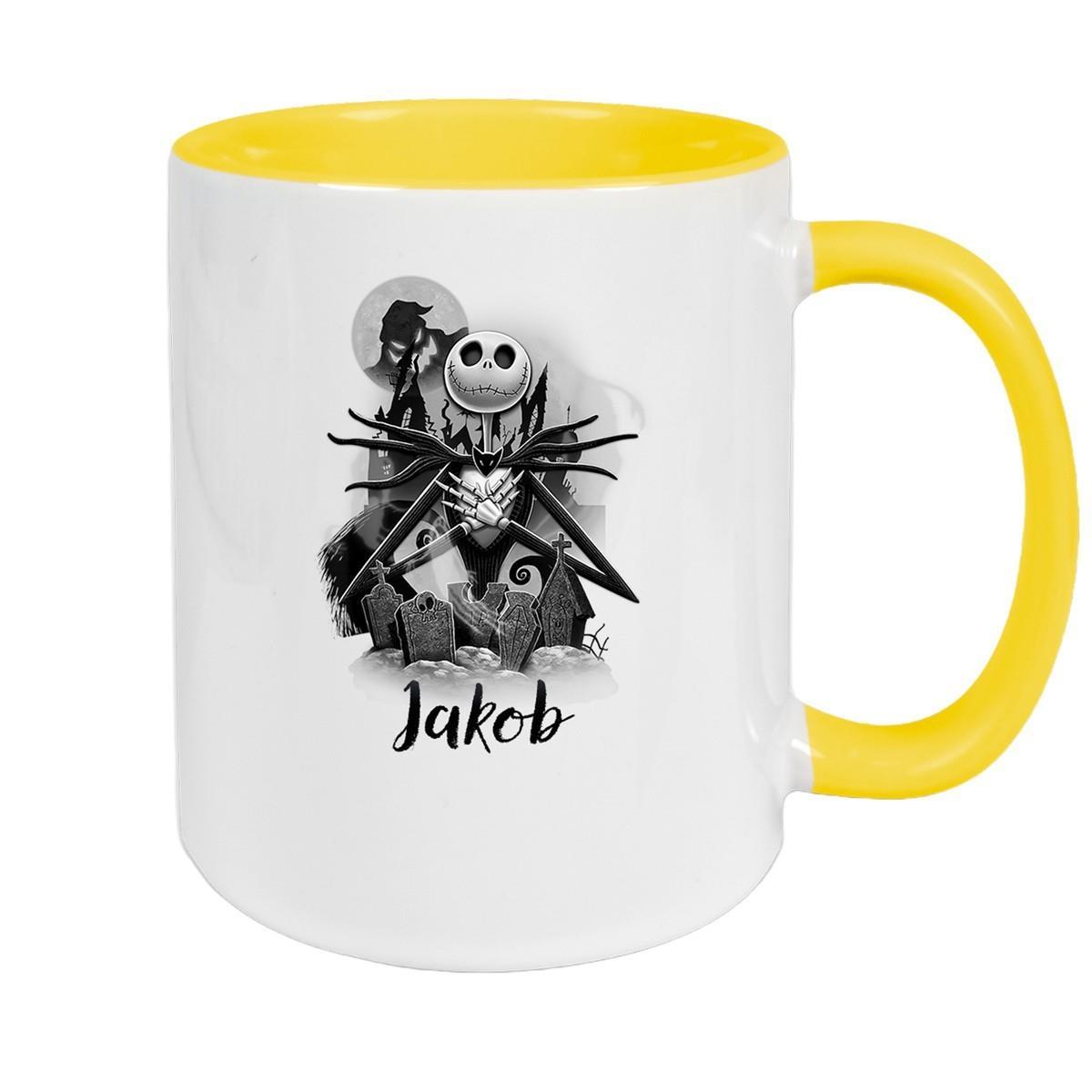 Tasse Wunschname Weihnachten Nightmare before Christmas 4 Keramik Becher versch. Farben