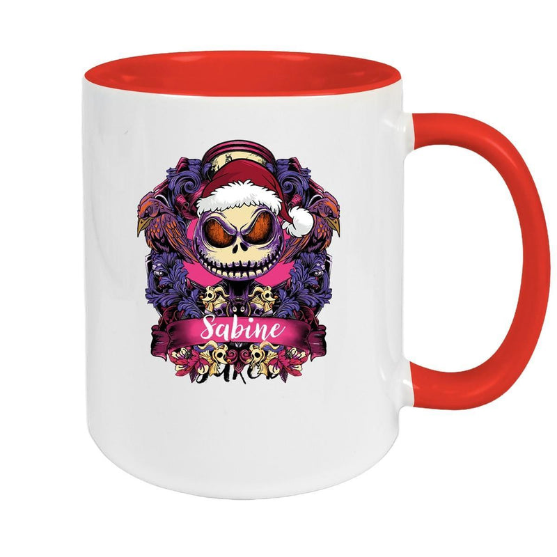 Tasse Wunschname Weihnachten Nightmare before Christmas 5 Keramik Becher versch. Farben