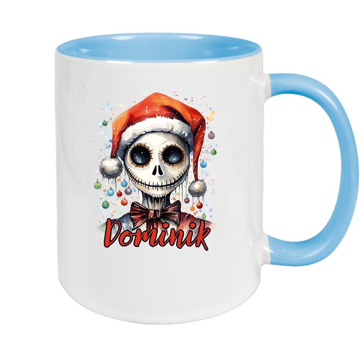 Tasse Wunschname Weihnachten Nightmare before Christmas 6 Keramik Becher versch. Farben