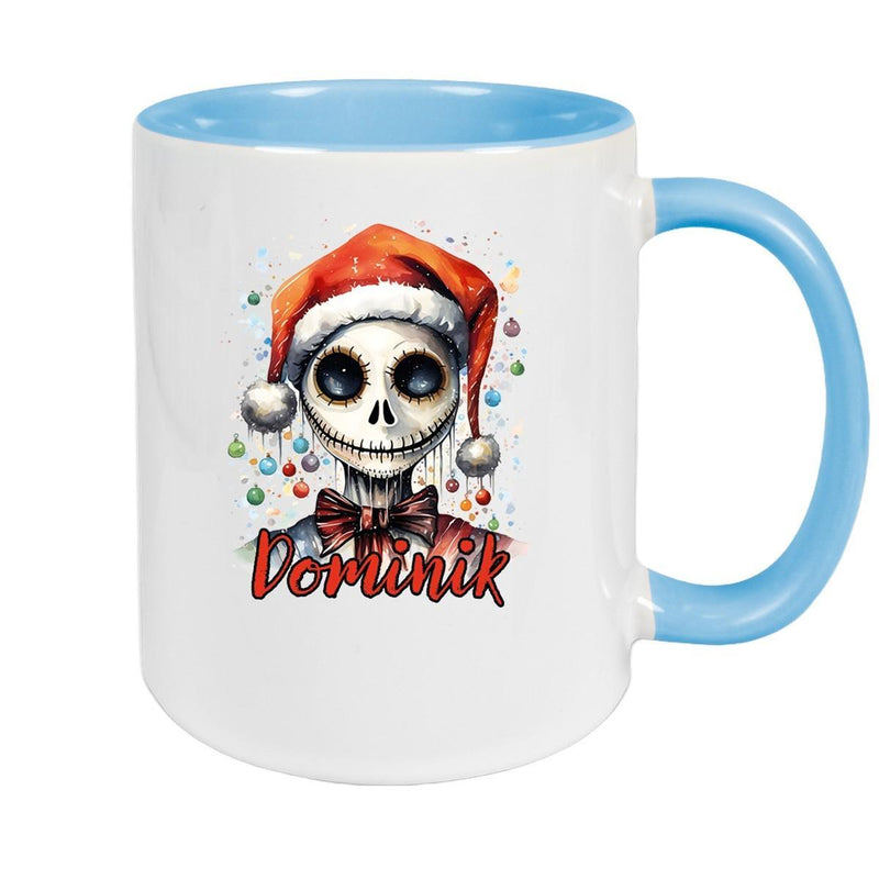 Tasse Wunschname Weihnachten Nightmare before Christmas 6 Keramik Becher versch. Farben