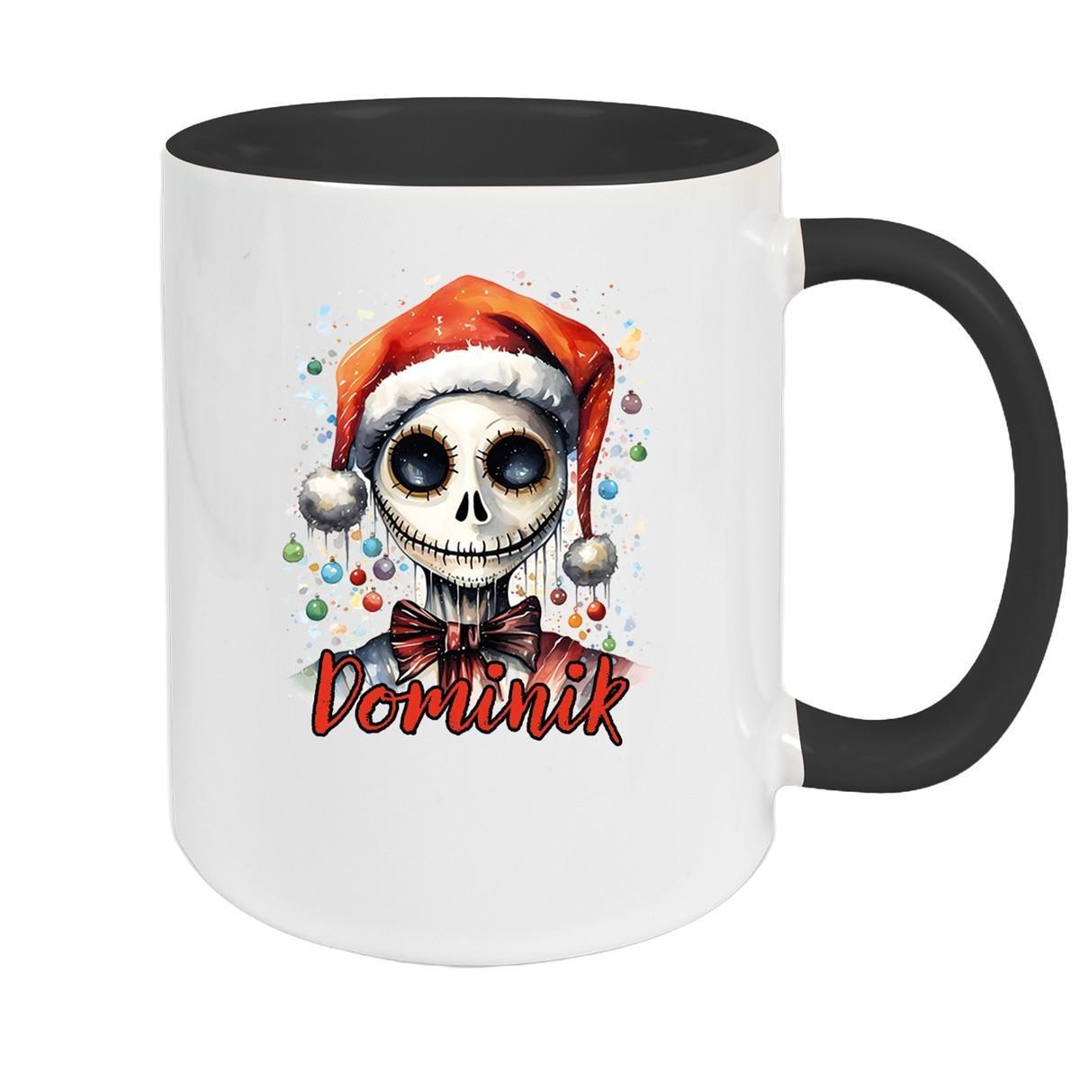 Tasse Wunschname Weihnachten Nightmare before Christmas 6 Keramik Becher versch. Farben