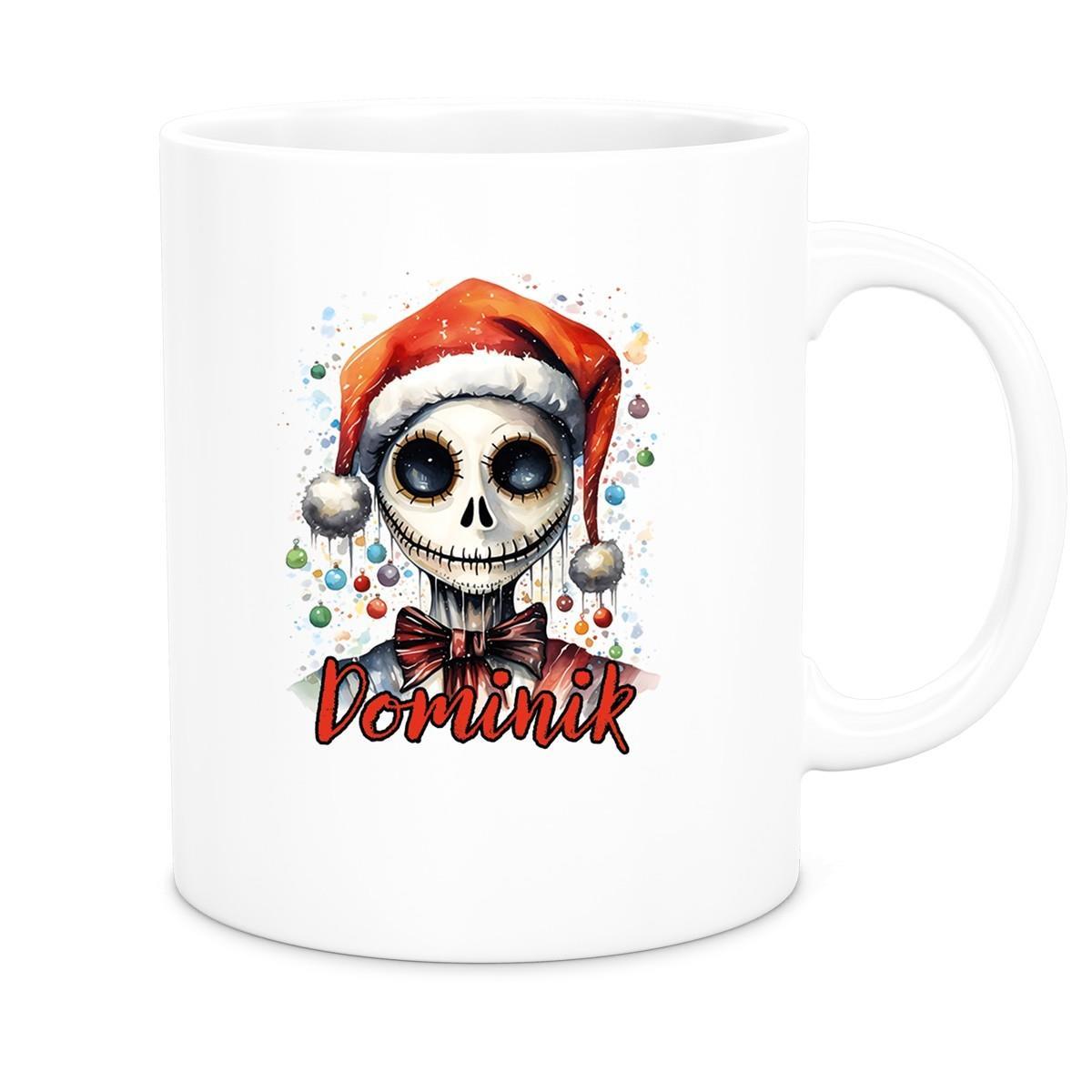 Tasse Wunschname Weihnachten Nightmare before Christmas 6 Keramik Becher versch. Farben