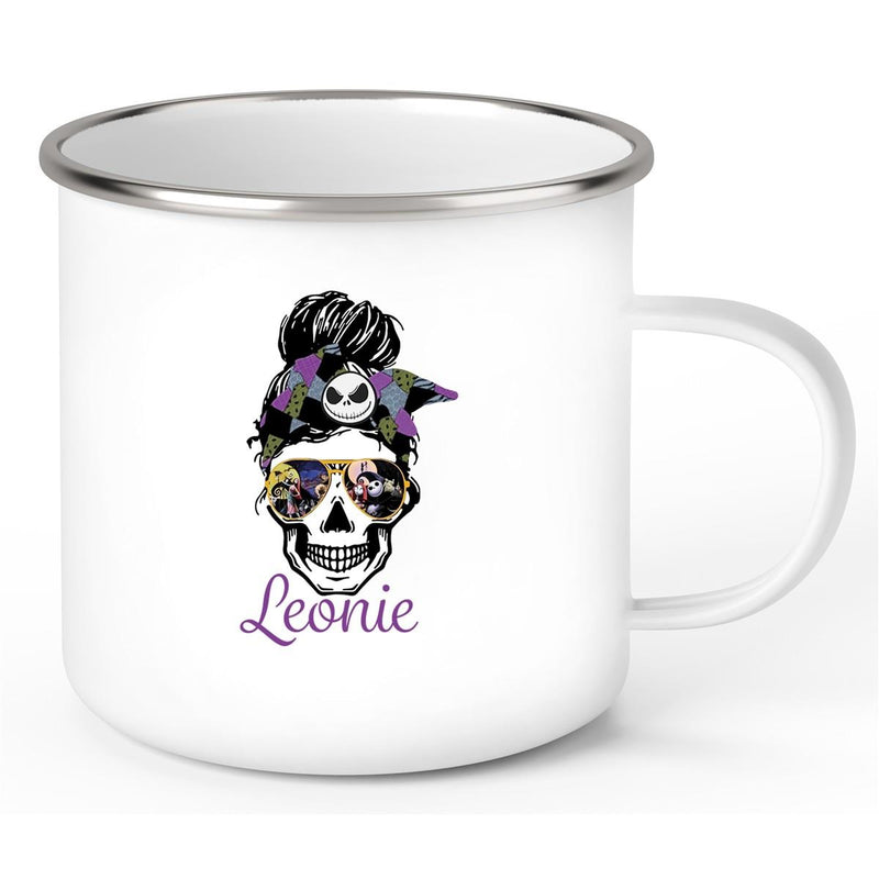 Tasse Wunschname Weihnachten Nightmare before Christmas 8 Emaille