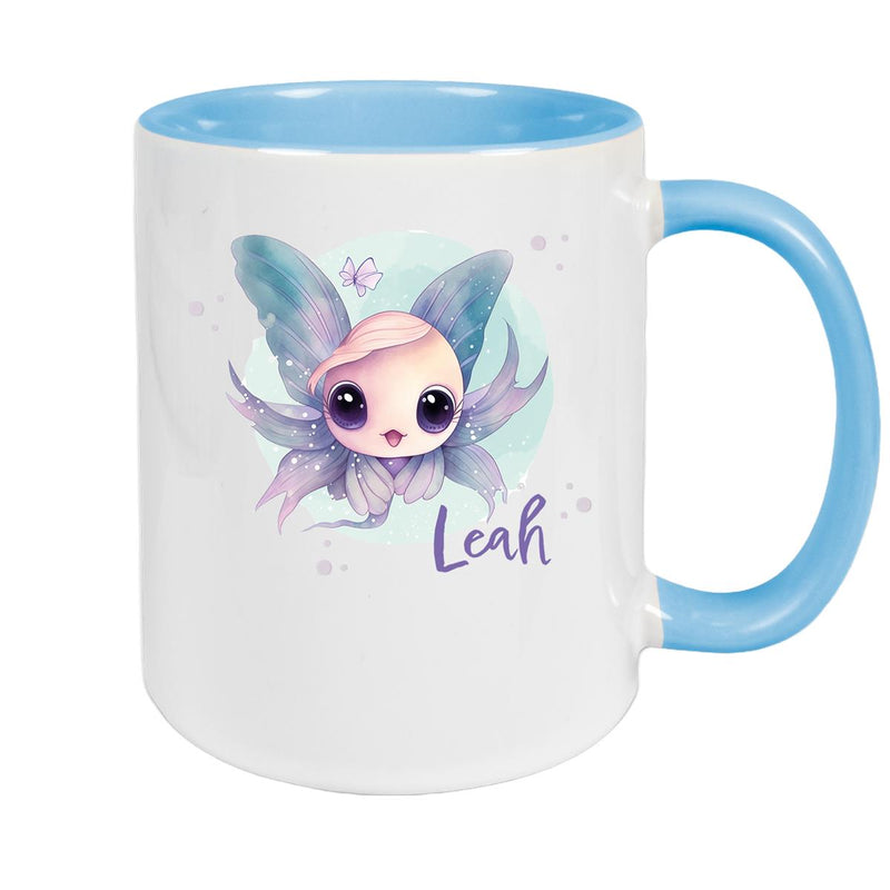 Tasse Wunschname Meerestiere-Fisch 1 Keramik Kinderbecher versch. Farben
