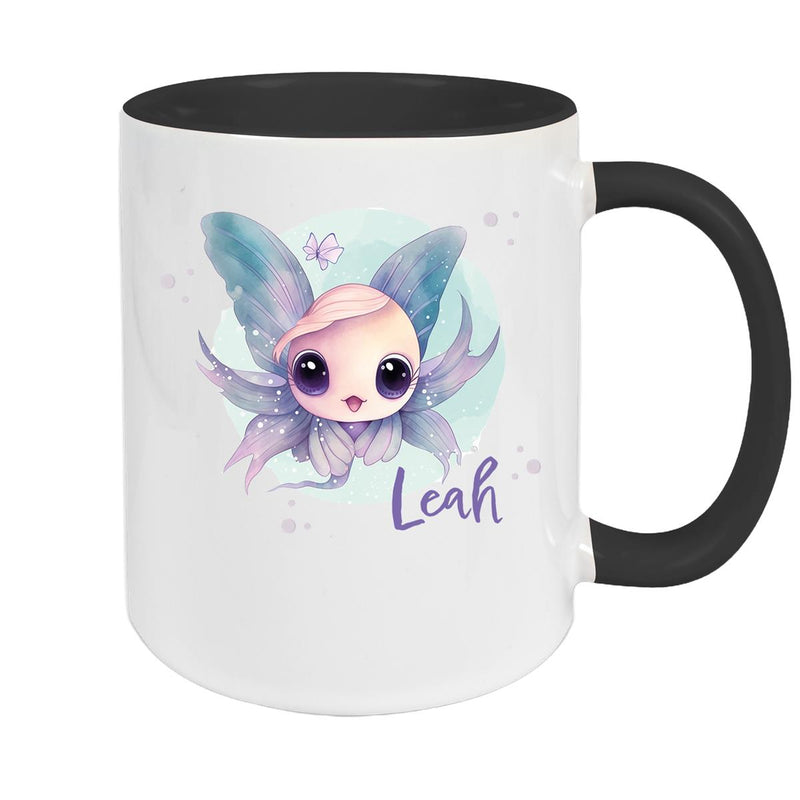 Tasse Wunschname Meerestiere-Fisch 1 Keramik Kinderbecher versch. Farben