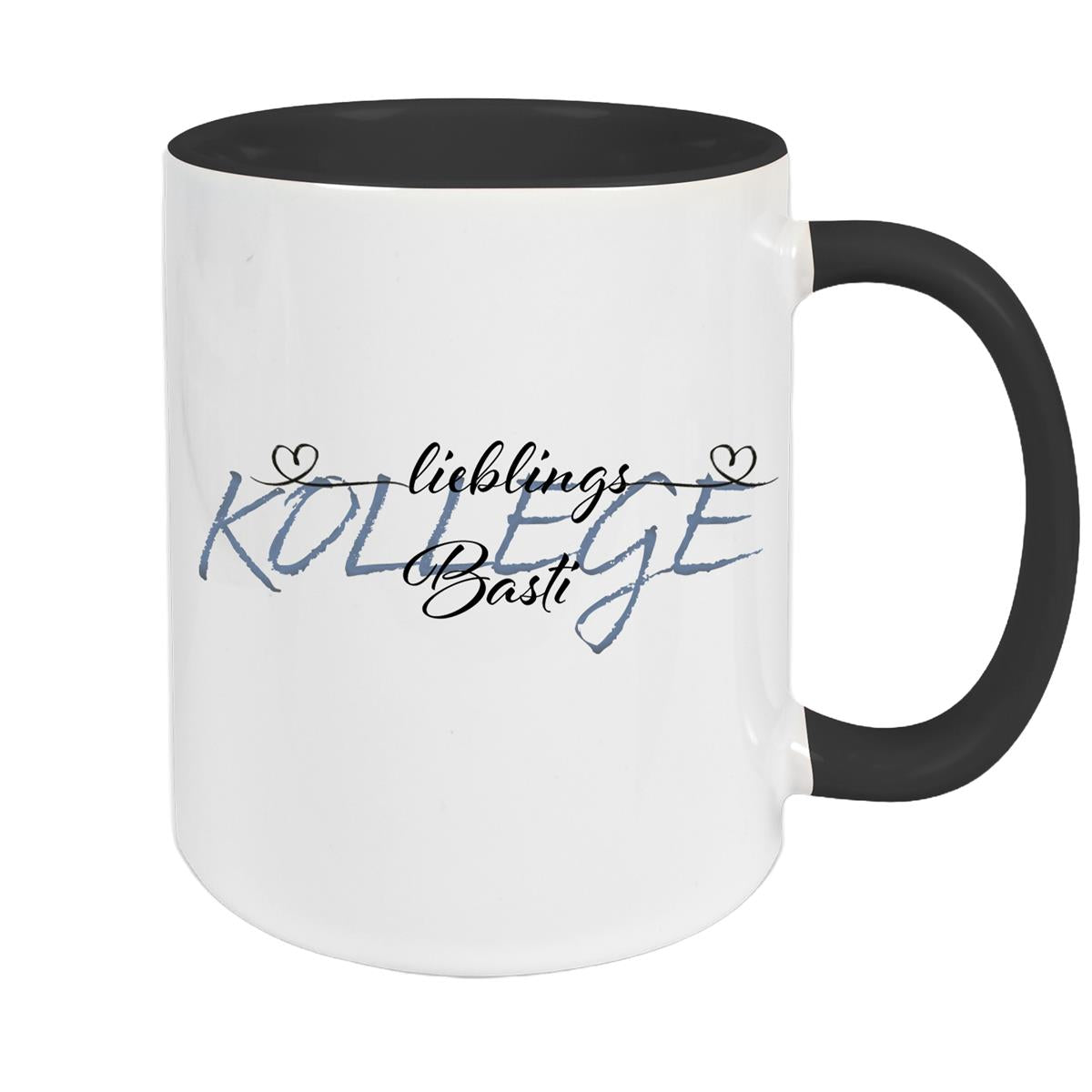 Tasse Wunschname Lieblings-Kollege 2 personalisiert Keramik Becher versch. Farben
