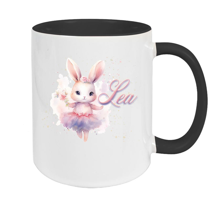Ballerina Mug with Name, Ceramic Children's Mug, Personalized, Various Colors