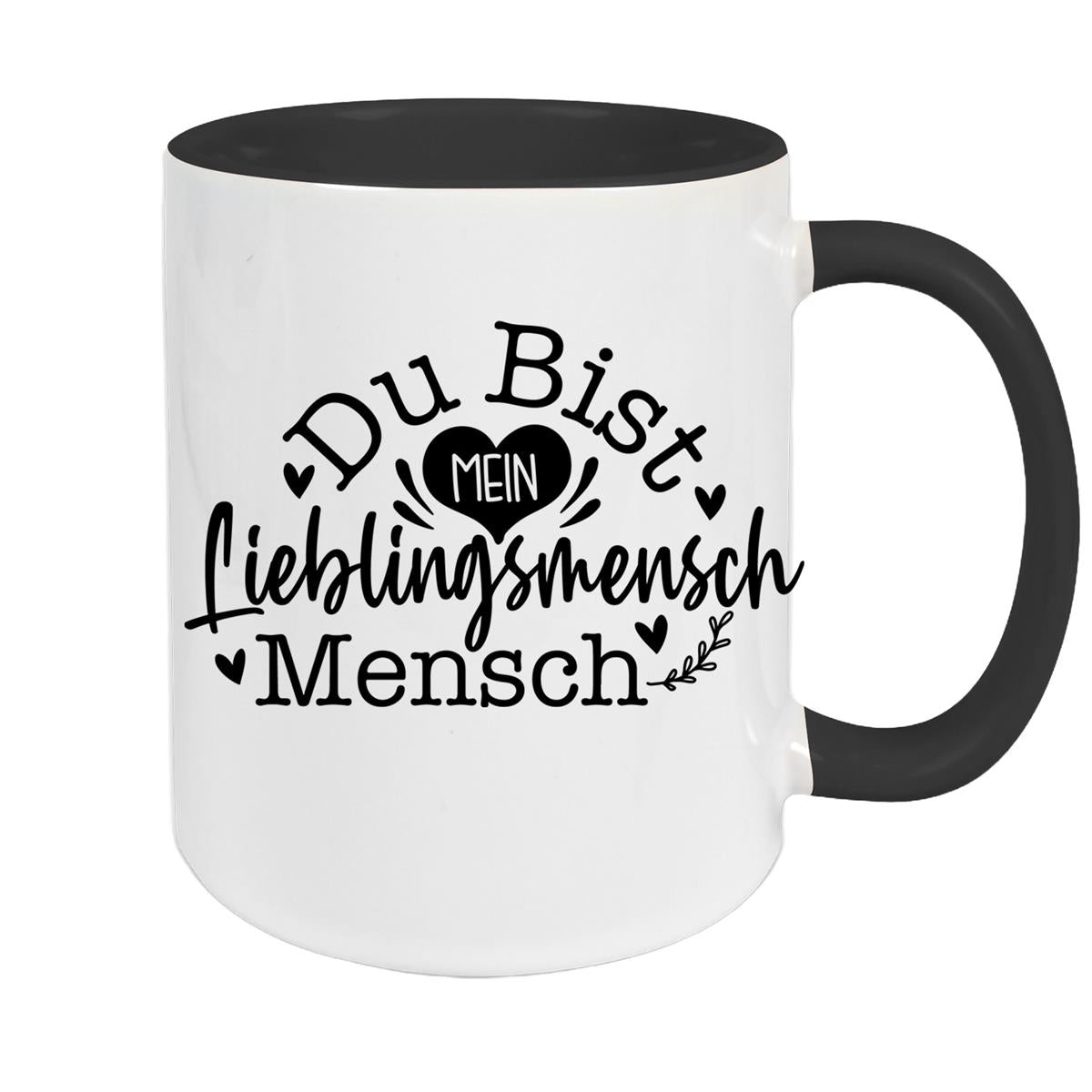 Tasse Spruch Valentinstag 14 Keramik versch. Farben