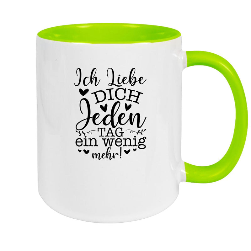 Tasse Spruch Valentinstag 17 Keramik versch. Farben