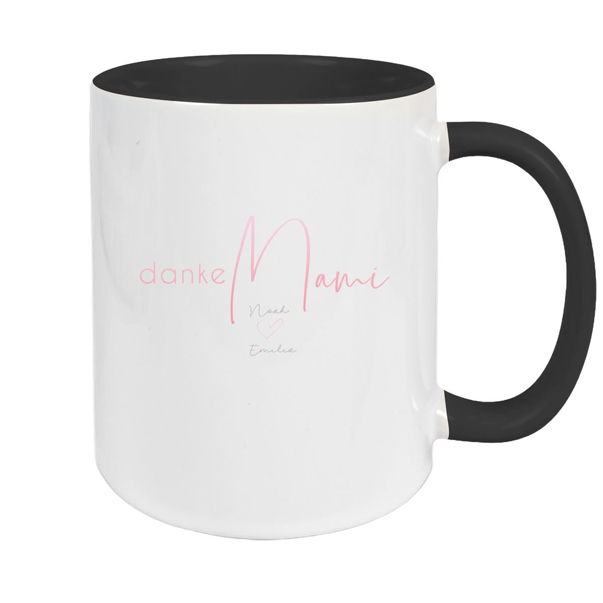 Tasse Muttertag 5 Wunschnamen Keramik Personalisiert versch. Farben