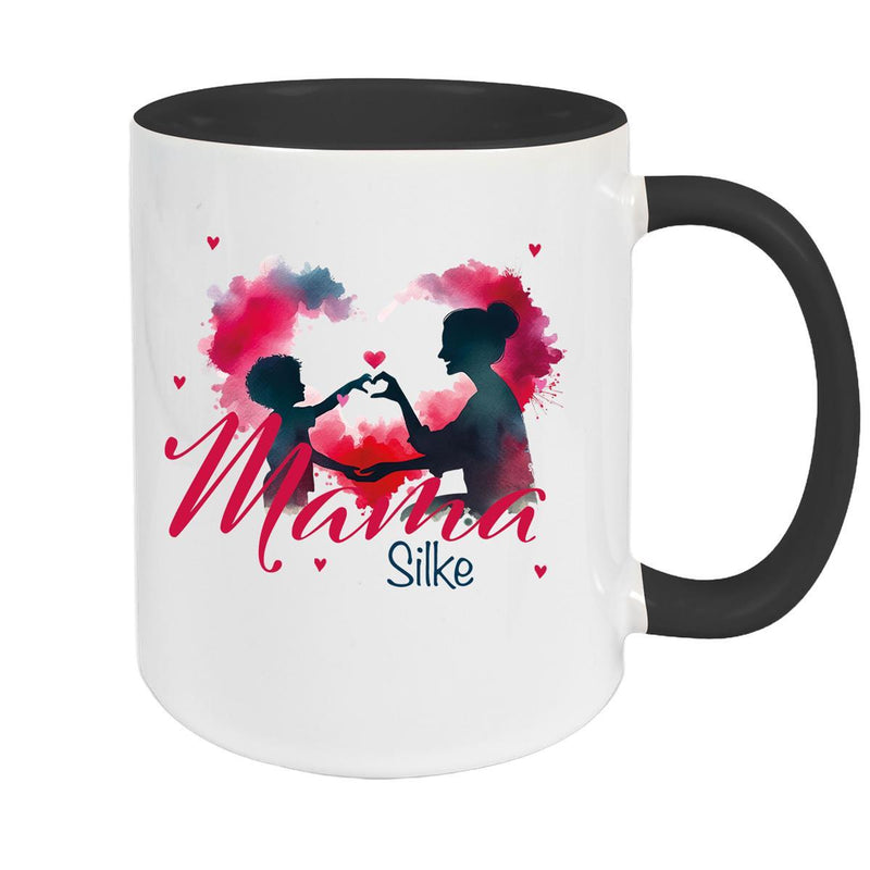 Tasse Muttertag 12 Wunschnamen Keramik Personalisiert versch. Farben