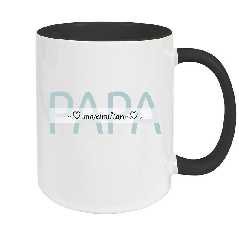 Tasse Vatertag 1 Wunschnamen Keramik Personalisiert versch. Farben