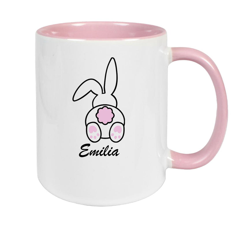 Tasse Ostern - Hase 3 Wunschnamen Keramik personalisiert versch. Farben