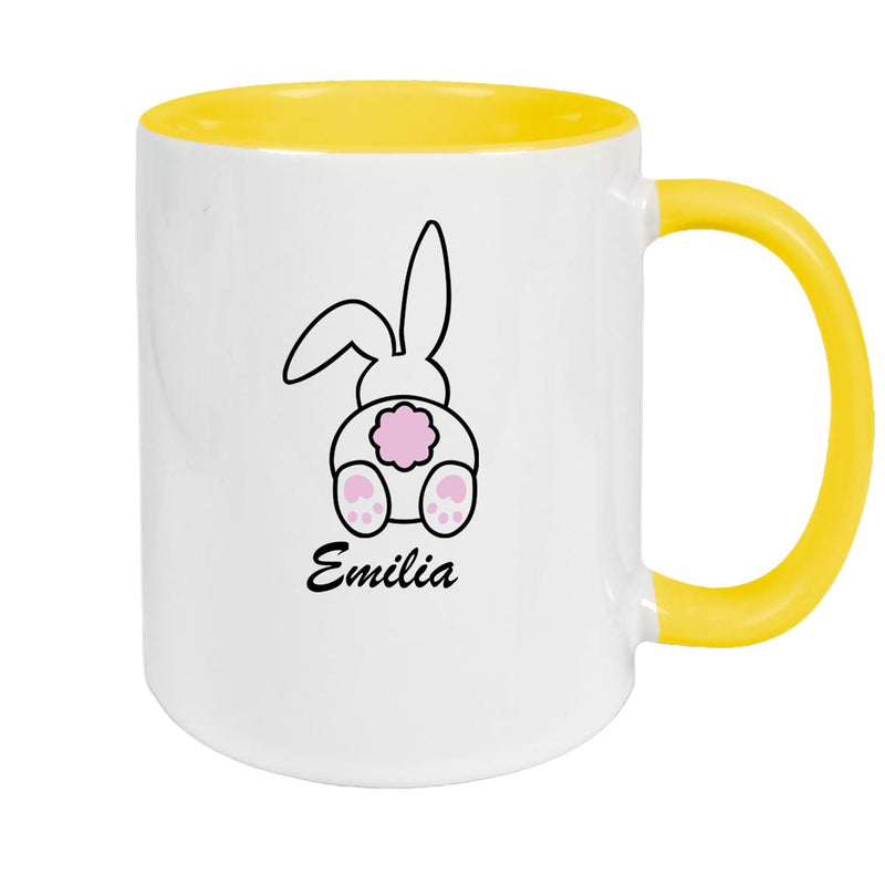 Tasse Ostern - Hase 3 Wunschnamen Keramik personalisiert versch. Farben