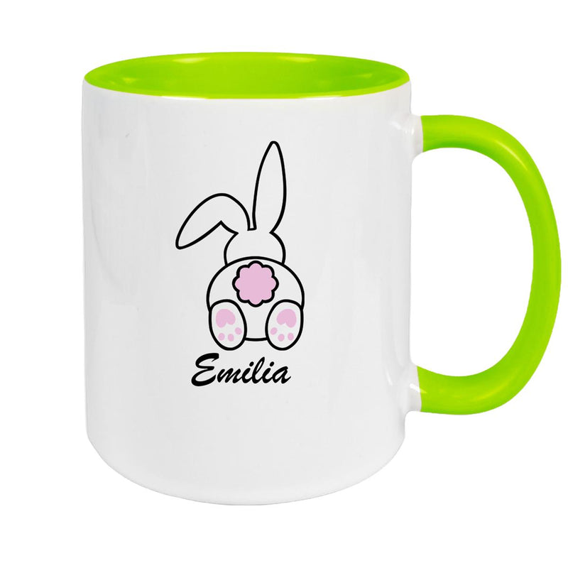 Tasse Ostern - Hase 3 Wunschnamen Keramik personalisiert versch. Farben
