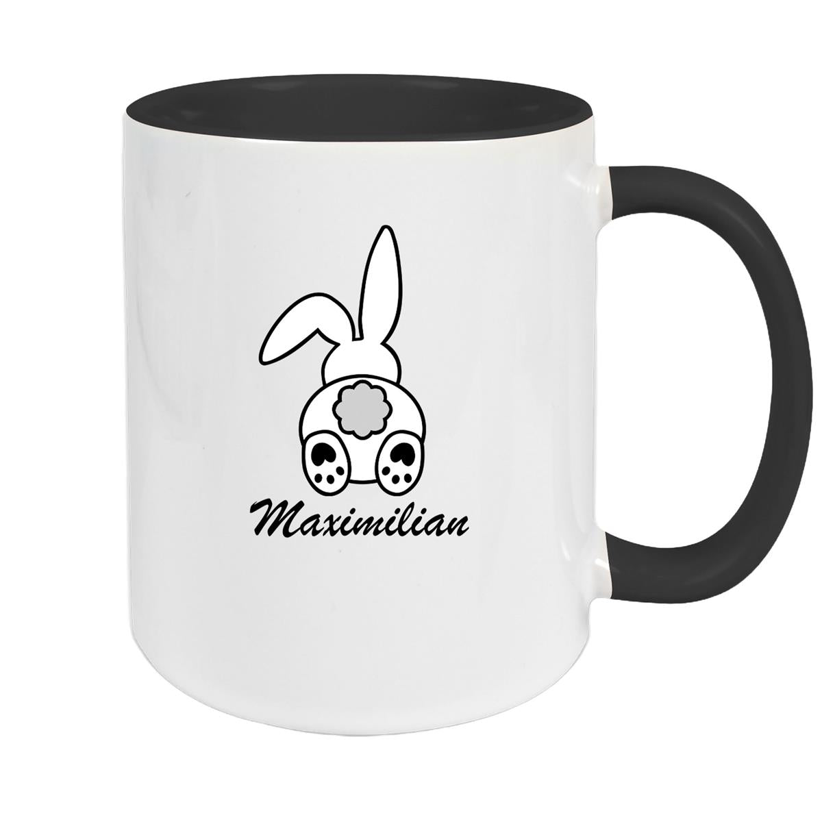 Tasse Ostern - Hase 4 Wunschnamen Keramik personalisiert versch. Farben
