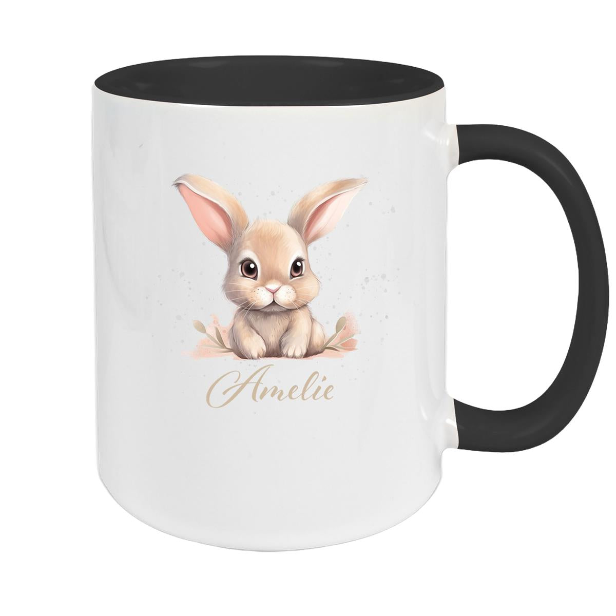 Tasse Ostern - Hase 7 Wunschnamen Keramik personalisiert versch. Farben
