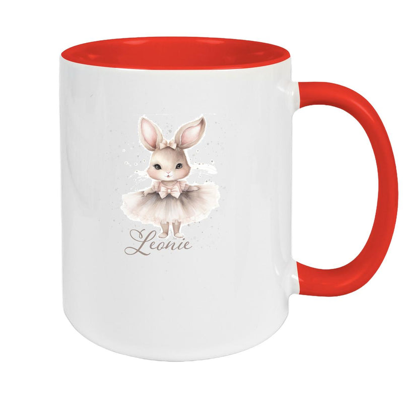 Tasse Ostern - Hase 8 Wunschnamen Keramik personalisiert versch. Farben
