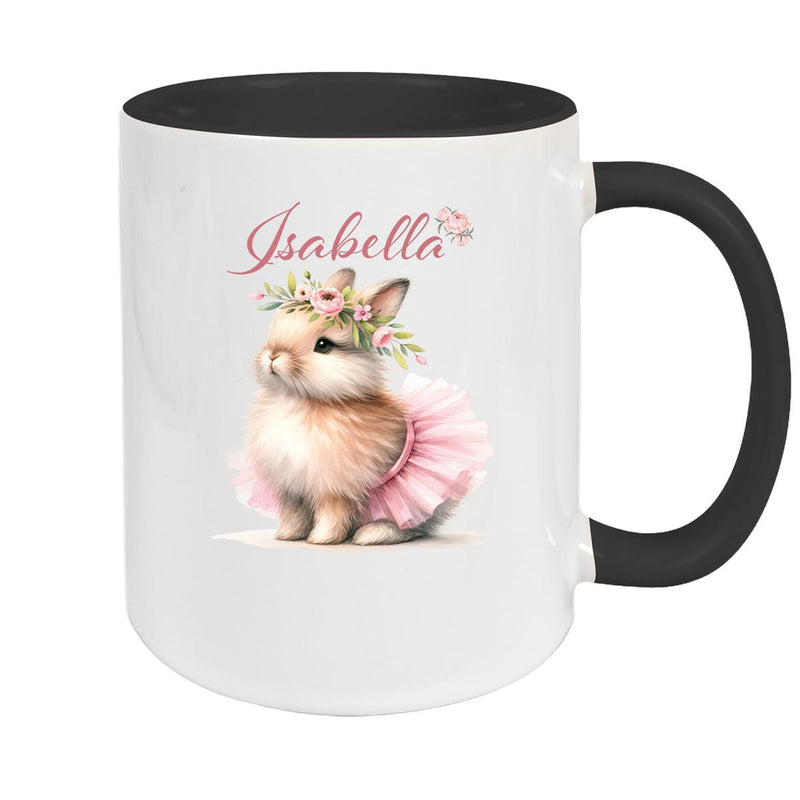Tasse Ostern - Hase 9 Wunschnamen Keramik personalisiert versch. Farben