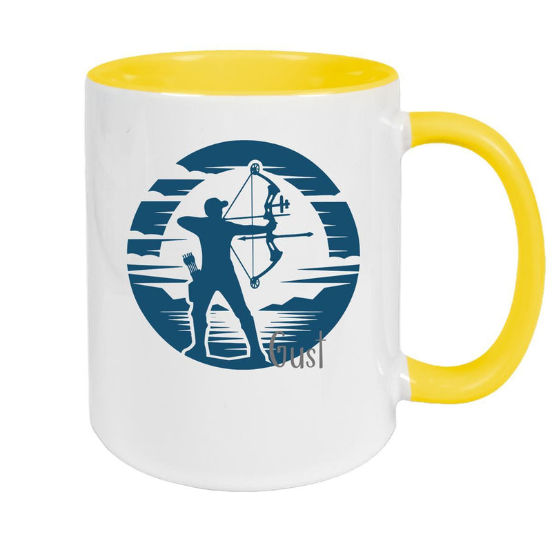 Archer Mug 3 Custom Name Ceramic personalized various colors