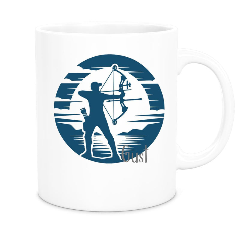 Archer Mug 3 Custom Name Ceramic personalized various colors