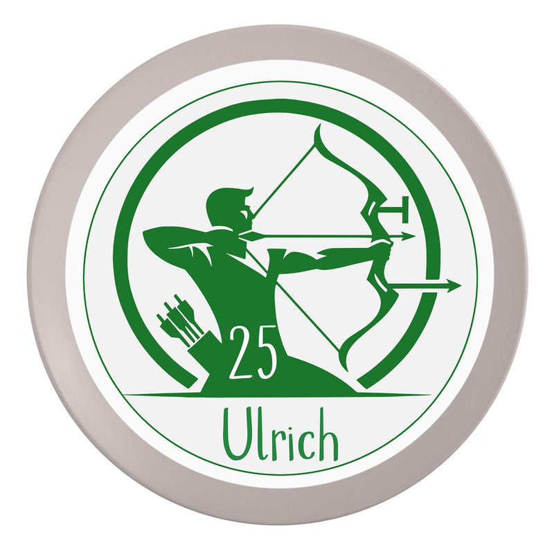 Cake Topper Birthday Archer 1 Name & Number (20cm) Fondant Paper