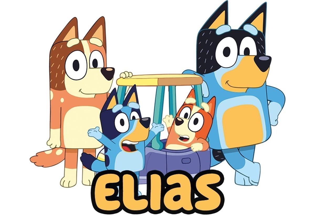 Tasse Bluey 2 Wunschname Emaille Kinderbecher personalisiert