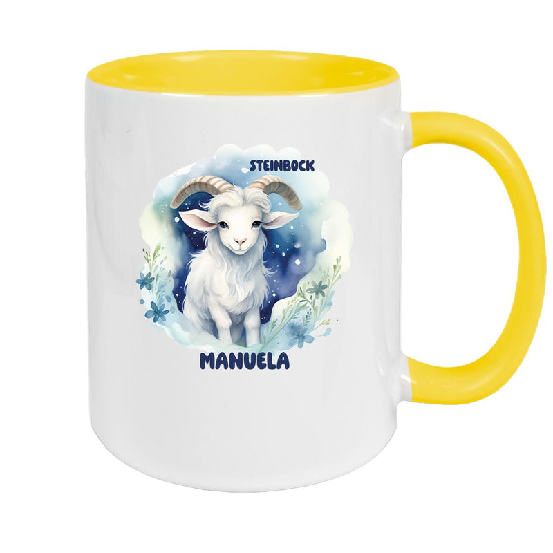 Mug Zodiac Sign Children Capricorn 1 Custom Name Ceramic Children's Mug personalized various colors