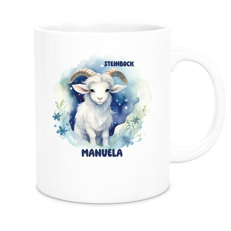 Mug Zodiac Sign Children Capricorn 1 Custom Name Ceramic Children's Mug personalized various colors