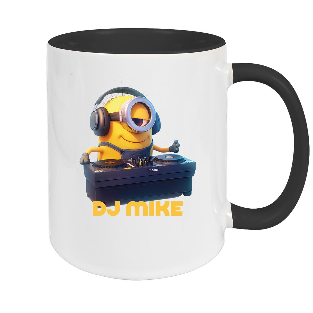 Tasse Minions Kinder Minion 9 DJ Wunschname Keramik Kinderbecher personalisiert versch. Farben