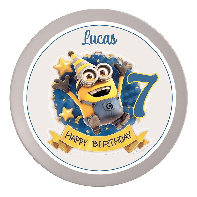 Tortenaufleger Geburtstag Minions 3 – Magische Kuchendekoration für Kindergeburtstage