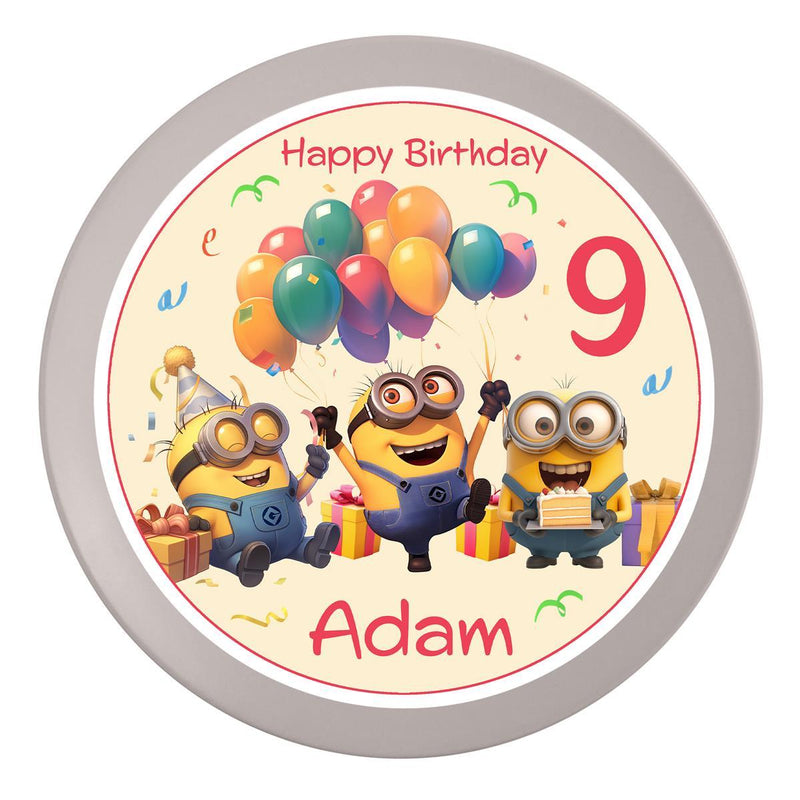Tortenaufleger Geburtstag Minions 6 – Magische Kuchendekoration für Kindergeburtstage