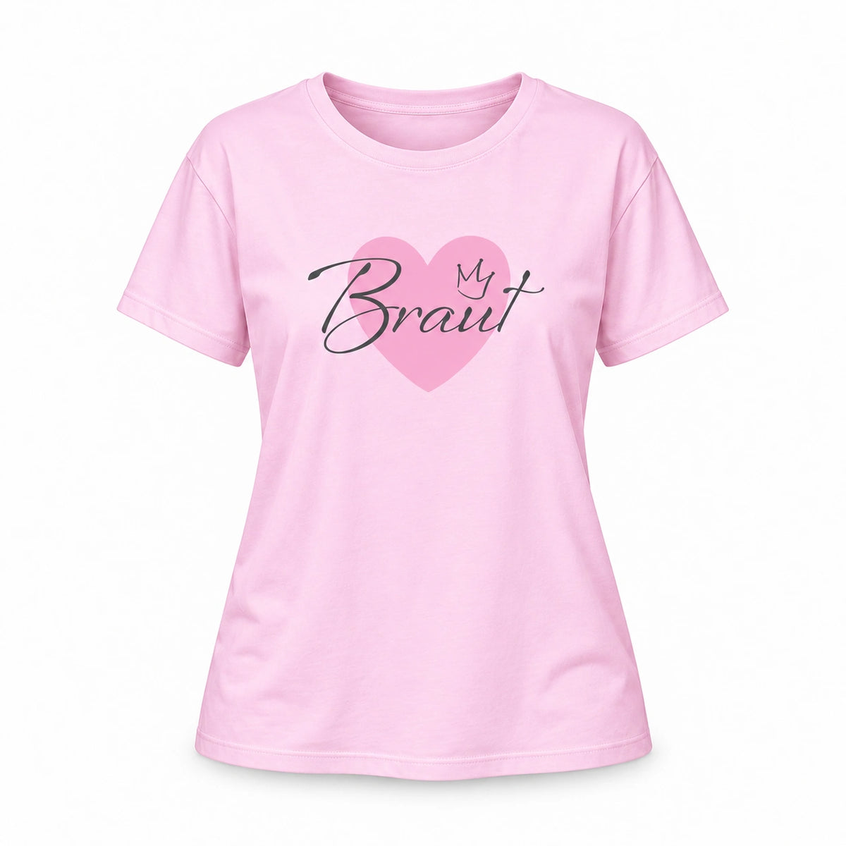 T-Shirt Braut & Team-Braut 04 Herz Damen-Shirt für den Junggesellinnenabschied