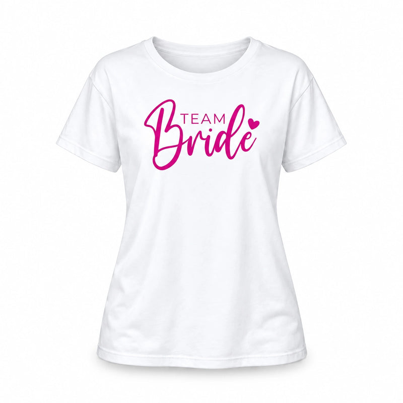 T-Shirt Bride & Team-Bride 01 – Damen-Shirt für den Junggesellinnenabschied